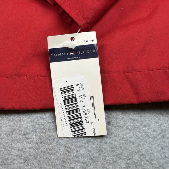 Tommy Hilfiger Harrington Jacket Mens M Red Crest Lightweight Vintage NOTE - Picture 5 of 11
